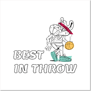 Best in Throw Lama Basketball Payer Posters and Art